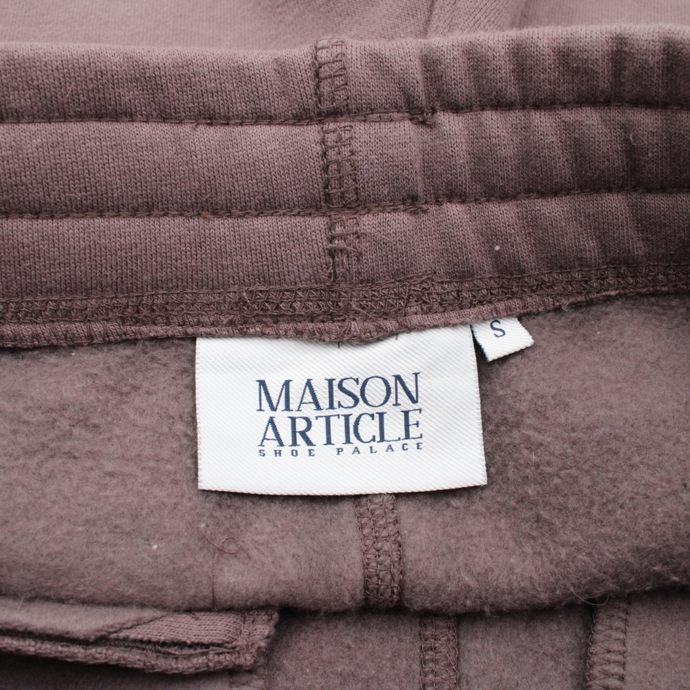 Maison Article x Shoe Palace Sweat Joggers – Size S | Dark Taupe - Picture 5 of 5
